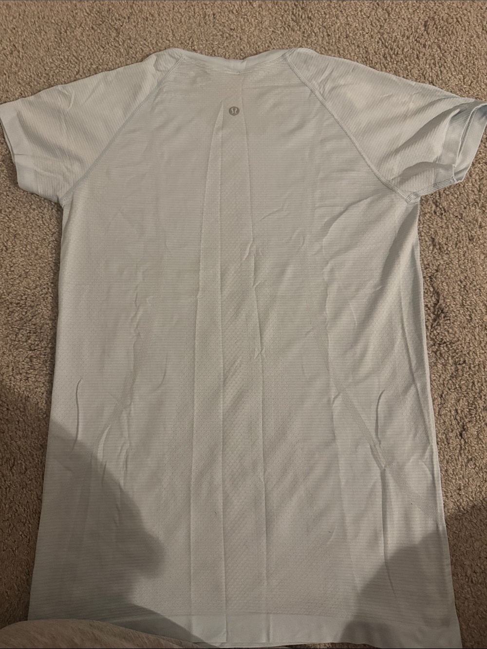 lululemon athletica Pale Blue Short Sleeve Performance Tee - Picture 2 of 3